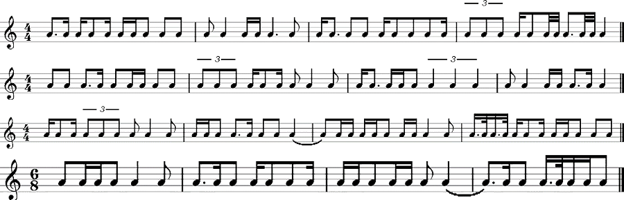 Rhythmusdiktat bei der D3-Prüfung